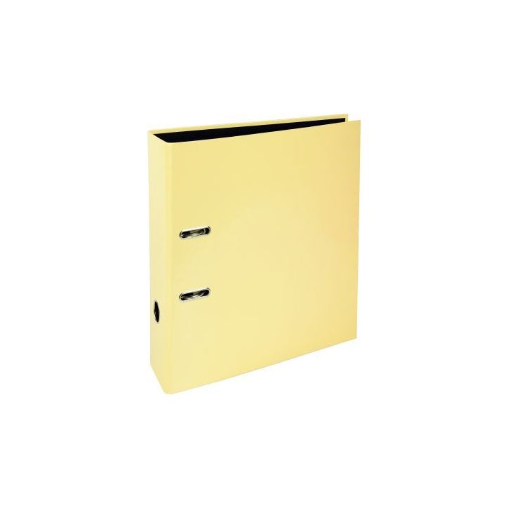 Classeur à levier AQUAREL pour format A4, dos 8 cm, jaune 53569E AQUAREL EXACOMPTA