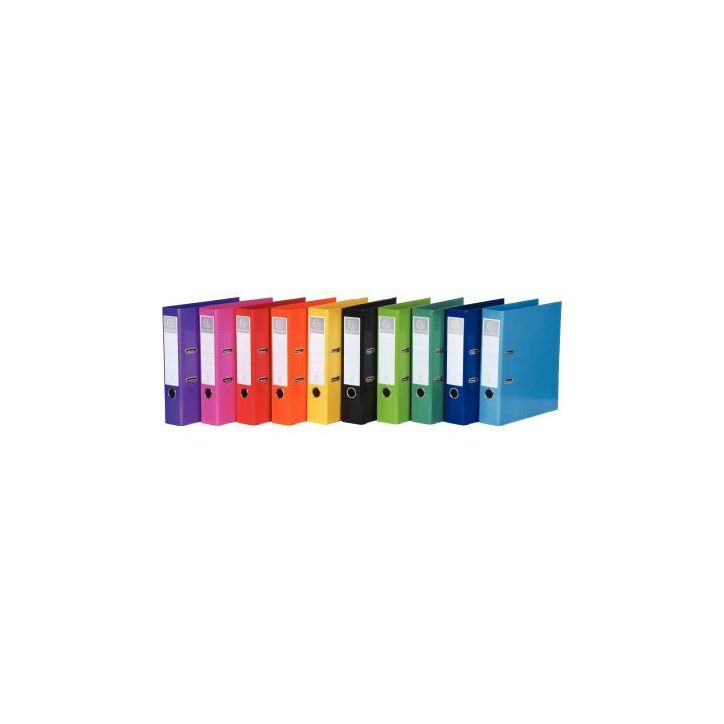 Lot de 10 classeurs à levier IDERAMA dos 7 cm, pour format A4, coloris assortis 53629E IDERAMA EXACOMPTA