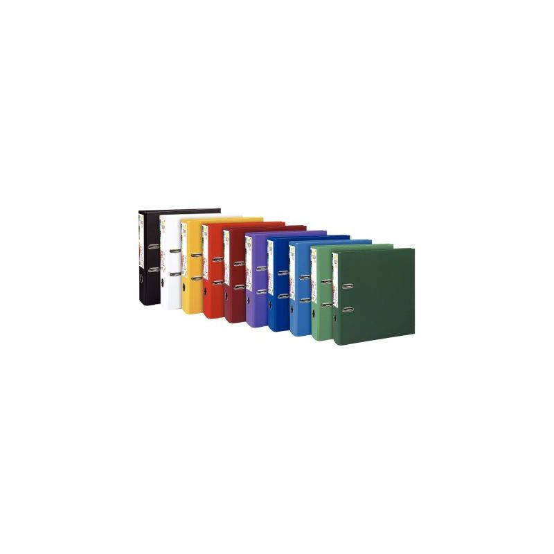 Achetez Carton de 10 classeurs à  levier en plastique PREM'TOUCH format A4 maxi dos 8 cm couleurs ..