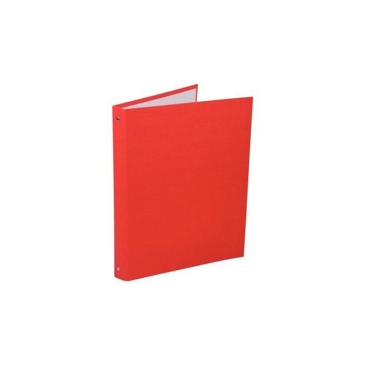 Classeur plastifié 4 anneaux dos 20 mm coloris rouge 1400408 ROUGE