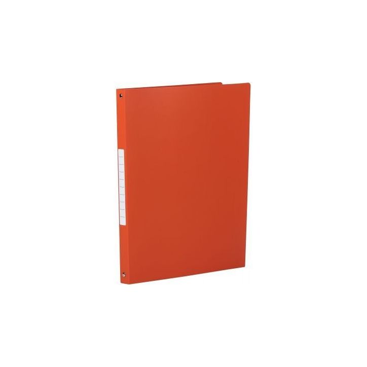 Classeur en polypropylène souple 5/10ème, 4 anneaux ronds diamètre 16 mm, pour format A4, orange 1400904 OR