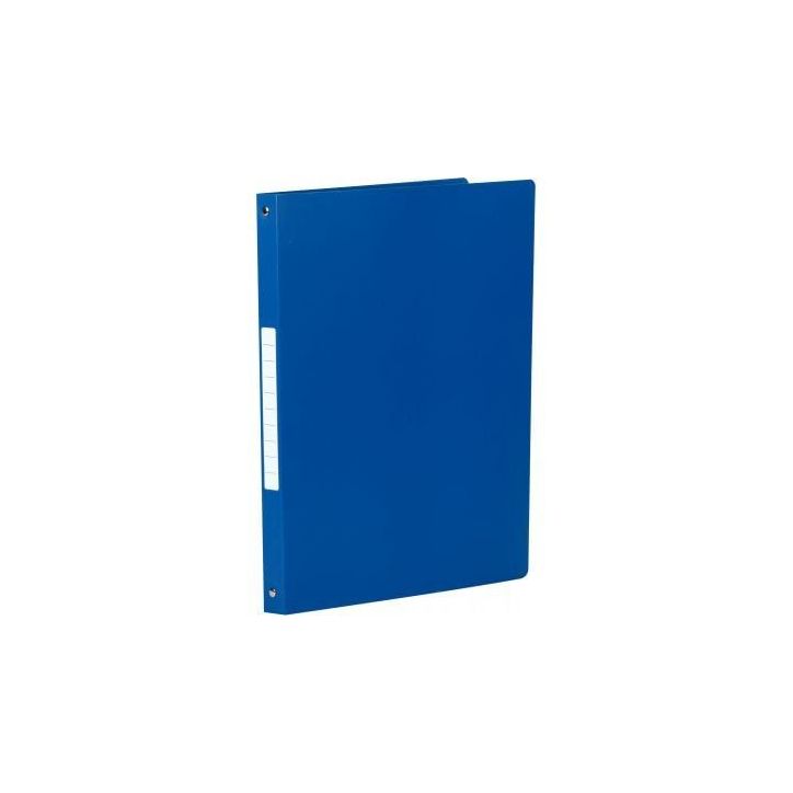 Classeur en polypropylène souple 5/10ème, 4 anneaux ronds diamètre 16 mm, pour format A4, bleu 1400904 BLEU