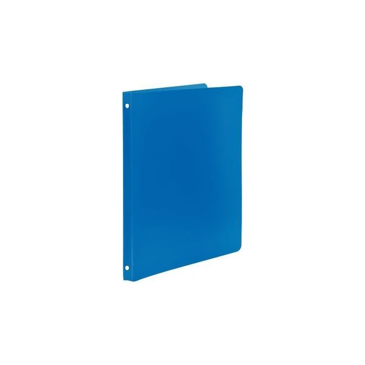 Classeur en polypropylène opaque, pour format A4, 4 anneaux ronds diamètre 15 mm, dos 20 mm, couleurs assort