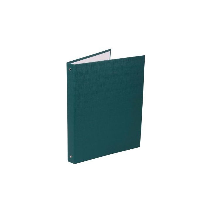 Classeur plastifié 4 anneaux dos 20 mm coloris vert 1400408 VERT