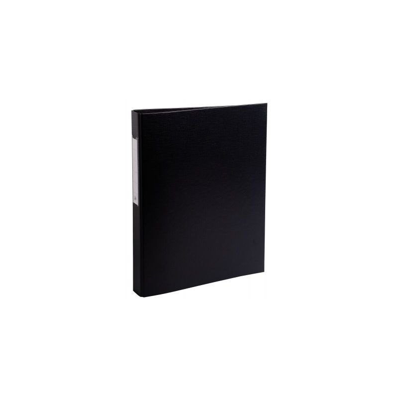 Achetez Classeur rembordé en polypropylène 4 anneaux ronds diamètre 25 mm coloris noir 51381E EXA..