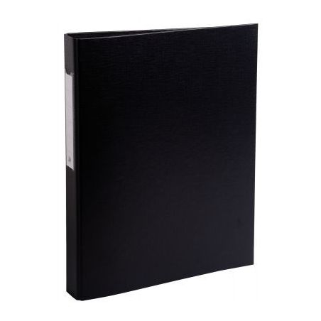 Achetez Classeur rembordé en polypropylène 4 anneaux ronds diamètre 25 mm coloris noir 51381E EXA..