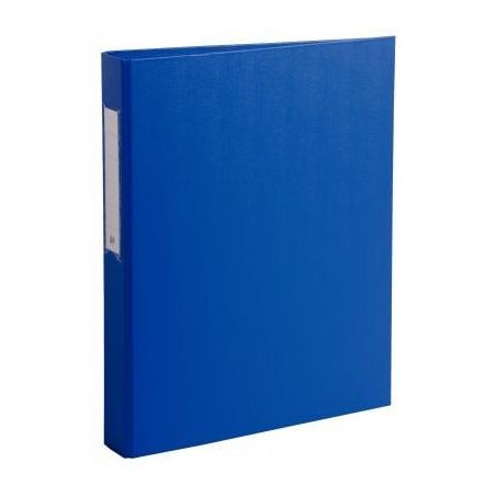 Achetez Classeur rembordé en polypropylène 4 anneaux ronds diamètre 25 mm coloris bleu 51382E EXA..