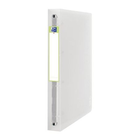 Achetez Classeur 4 anneaux OXFORD 2nd Life en polypropylène recyclé, dos 4 cm, format A4+, incolor..