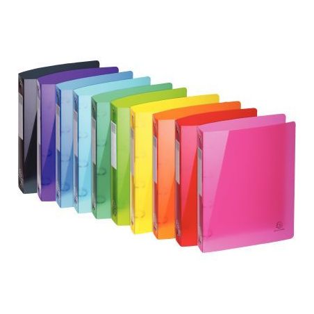 Achetez Lot de 10 classeurs en polypropylène IDERAMA, dos 4 cm, format A4+, coloris assortis 51770E..