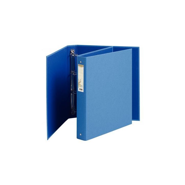 Classeur rembordé papier recyclé FOREVER, dos 4 cm, bleu 51981E EXACOMPTA