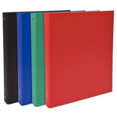 Achetez Carton de 20 classeurs plastifiés pour format A4, 4 anneaux ronds diamètre 30 mm, dos 40 m..