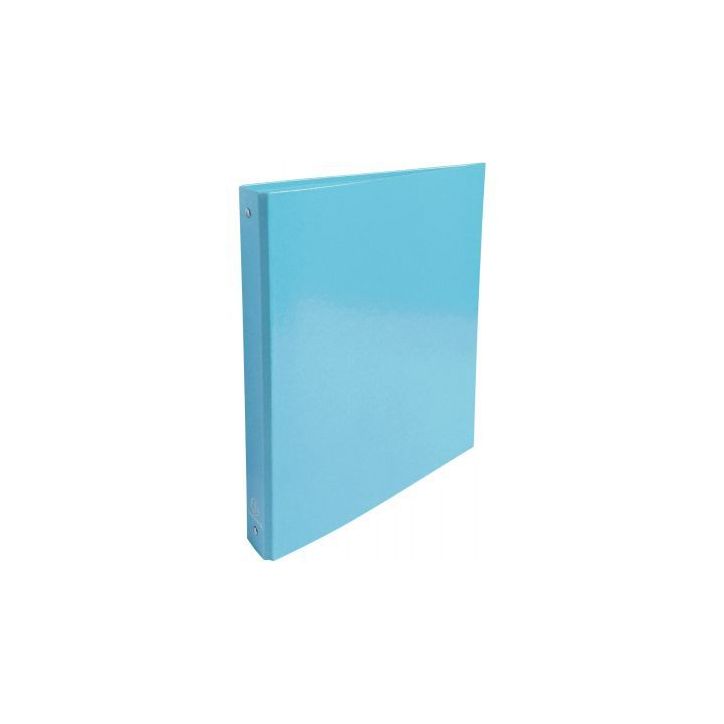 Classeur 4 anneaux en carte pelliculée IDERAMA, format A4, dos 4 cm, bleu 519292E IDERAMA EXACOMPTA