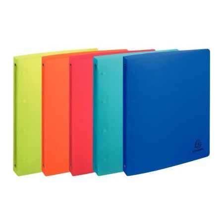 Achetez Classeur LINICOLOR en polypropylène, format A4+, dos 4 cm, coloris assortis 51377E LINICOLO..