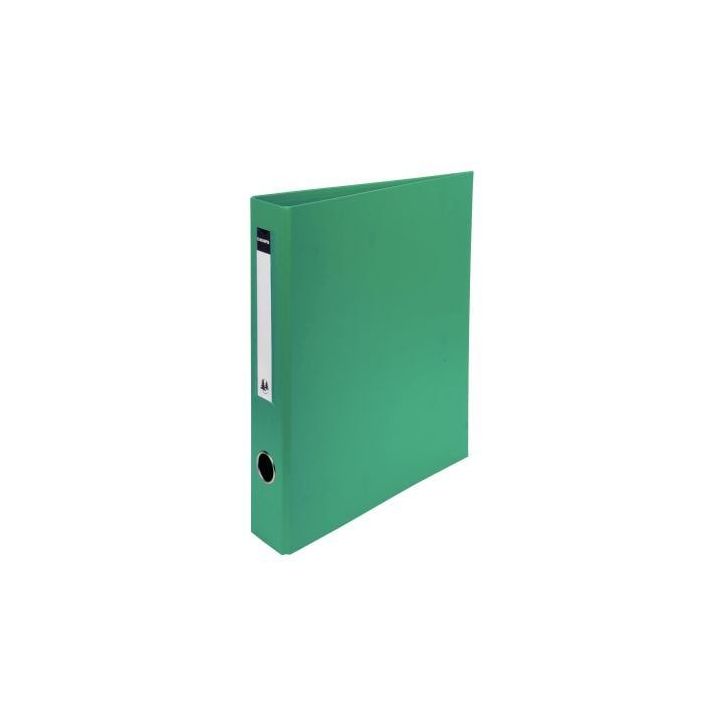 Classeur tout plastique 4 anneaux en D diamètre 50 mm dos 70 mm coloris vert 51743E EXACOMPTA