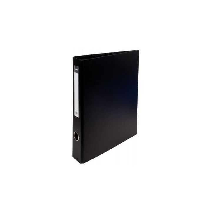 Classeur tout plastique 4 anneaux en D diamètre 50 mm dos 70 mm coloris noir 51741E EXACOMPTA