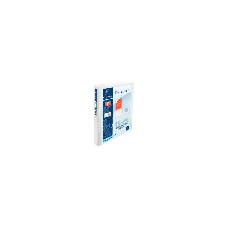 Achetez Classeur personnalisable KREACOVER format A4+ 4 anneaux diamètre 25 mm, blanc 51846E KREA E.. Achetez Classeur personnalisable KREACOVER format A4+ 4 anneaux diamètre 25 mm, blanc 51846E KREA E..