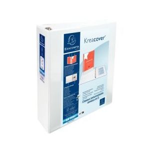 Achetez ESSELTE Classeur à  couverture personnalisable sur trois faces PP Blanc ?? dos de 9 cm p..