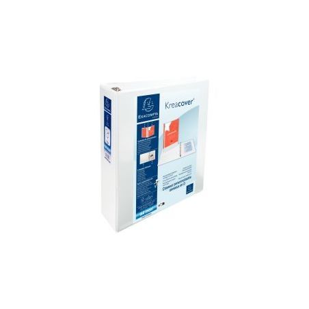 Achetez ESSELTE Classeur à  couverture personnalisable sur trois faces PP Blanc ?? dos de 9 cm p..