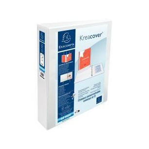 Achetez ESSELTE Classeur à  couverture personnalisable sur trois faces PP Blanc ?? dos de 6,5 cm..