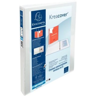 Achetez ESSELTE Classeur à  couverture personnalisable sur trois faces PP Blanc ?? dos de 3,5 cm..