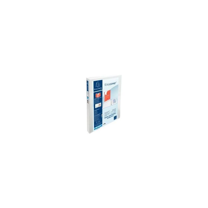 Achetez Classeur personnalisable KREACOVER format A4+ 4 anneaux diamètre 15 mm, blanc 51840E KREA E.. Achetez Classeur personnalisable KREACOVER format A4+ 4 anneaux diamètre 15 mm, blanc 51840E KREA E..
