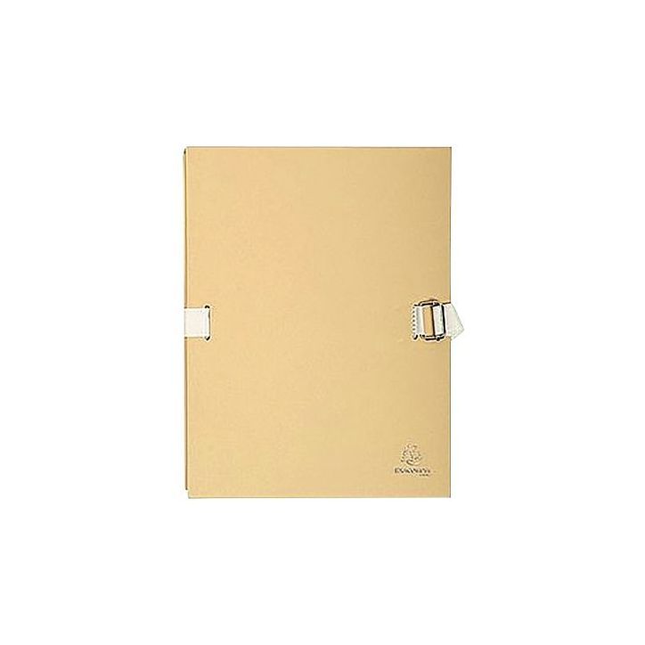 Paquet de 5 chemises à  dos extensible, carton recouvert de papier toilé, assortis 223000E EXACOMPTA