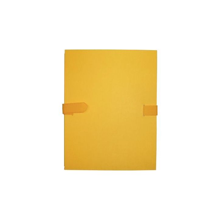 Chemise extensible à sangle velcro qualité toilée format 24x32 cm jaune 35811