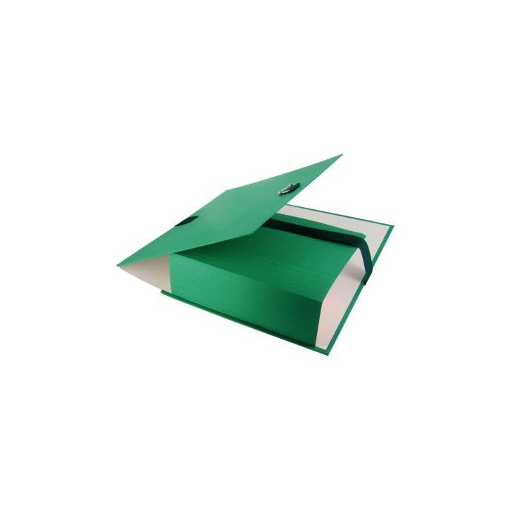 Chemise extensible à  sangle qualité toilée format 24x32 cm vert 1302-VC