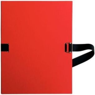 Achetez Chemise à dos extensible avec sangle FOREVER papier recyclé, format 24x32 cm, rouge 38009H..