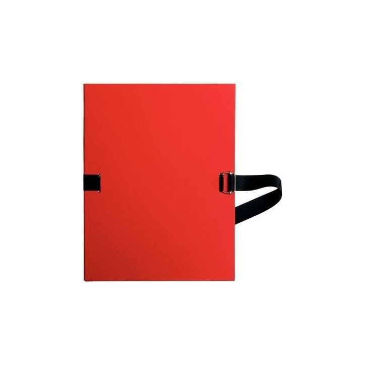 Chemise à dos extensible avec sangle FOREVER papier recyclé, format 24x32 cm, rouge 38009H FOREVER EXACOMPTA