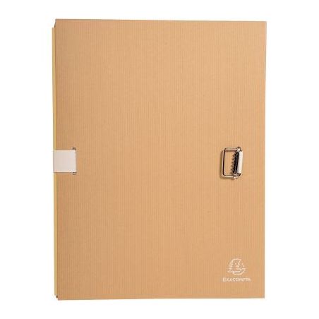 Achetez EXACOMPTA Chemise extensible, papier kraft brun, sangle Blanche 20225E pas cher sur Ma Rentr..