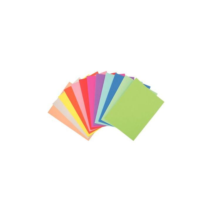Paquet de 10 chemises 170g FOREVER, format 24x32 cm, coloris assortis 420100E FOREVER EXACOMPTA