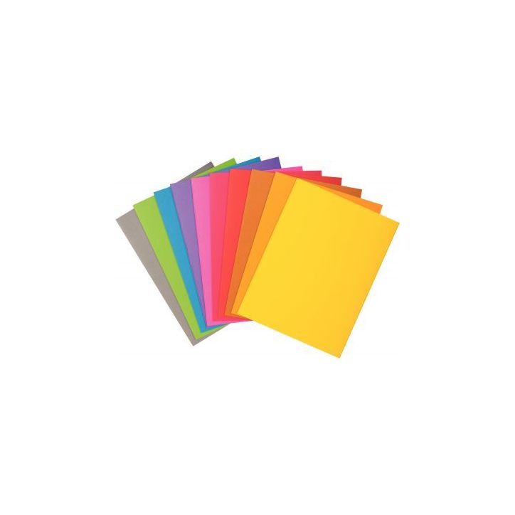 Paquet de 50 chemises 210 g ROCK"S format 24x32 cm coloris assortis 210500E ROCK'S EXACOMPTA