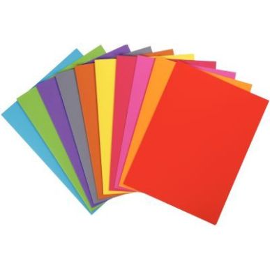 Achetez Paquet de 100 chemises 210 g ROCK"S 220v format 24x32 cm coloris assortis 210001E ROCK'S EXA..