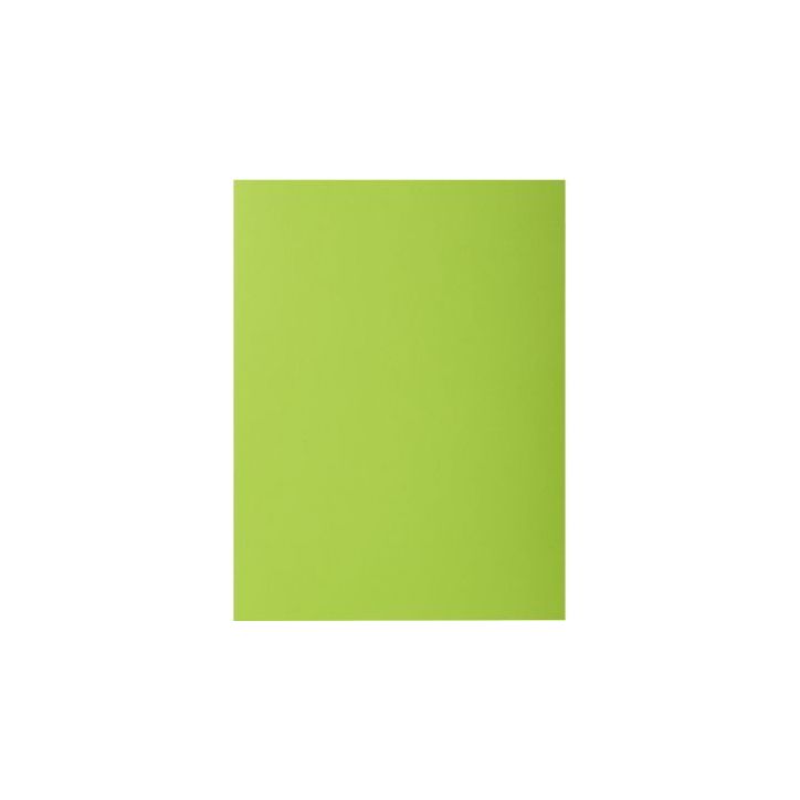 Paquet de 10 chemises 210 g ROCK"S 220 format 24x32 cm vert 217113E ROCK'S EXACOMPTA
