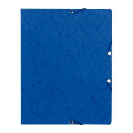 Achetez Lot de 10 chemises sans rabat à élastiques en carte lustrée, bleu 55462E EXACOMPTA pas ch..