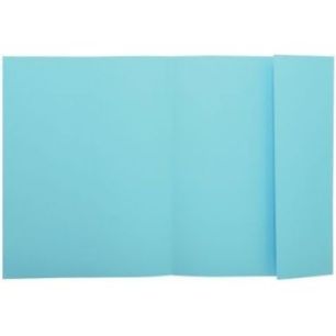 Achetez Paquet de 100 chemises 1 rabat 160g 24x32 cm bleu clair 348006E SUPER EXACOMPTA pas cher sur..