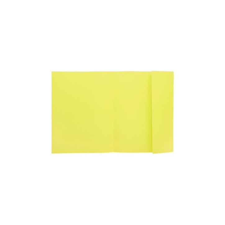 Paquet de 100 chemises 1 rabat 160g 24x32 cm jaune canari 348005E SUPER EXACOMPTA