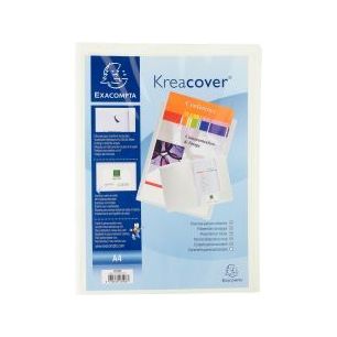 Chemise de présentation personnalisable 2 rabats KREACOVER en polypropylène 4/10ème, blanc 43008E KREACOVER(...) Chemise de présentation personnalisable 2 rabats KREACOVER en polypropylène 4/10ème, blanc 43008E KREACOVER(...)