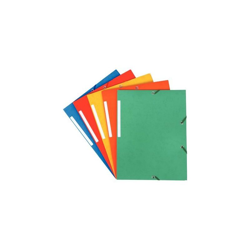 Achetez Lot de 5 chemises 3 rabats à élastiques, coloris assortis 11958 pas cher sur Ma Rentrée S..