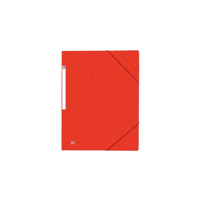 Achetez Chemise 3 rabats à élastiques TOP FILE+ en carte lustrée 4/10e 390g, rouge 400114342 TOP ..