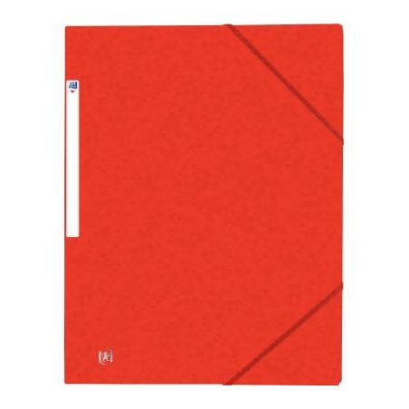 Achetez Chemise 3 rabats à élastiques TOP FILE+ en carte lustrée 4/10e 390g, rouge 400114342 TOP ..