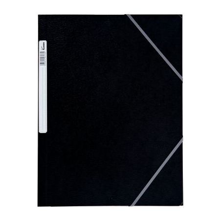 Achetez Chemise 3 rabats à élastiques + étiquette de dos coloris noir carte grainée 5/10e 450g f..