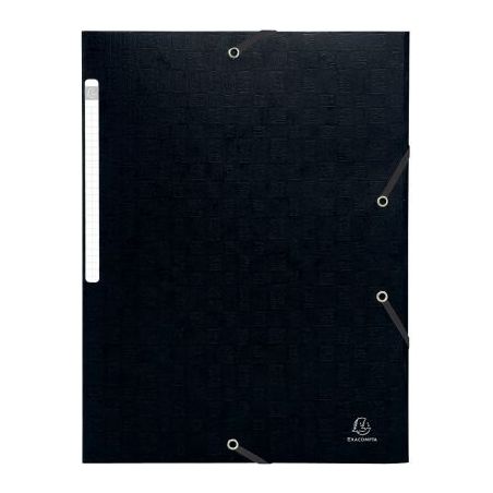 Achetez Chemise 3 rabats à élastiques SCOTTEN en carte lustrée 600g, noir 55951E SCOTTEN EXACOMPT..