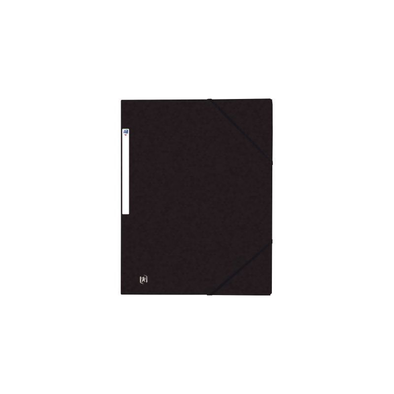 Achetez Chemise 3 rabats à élastiques TOP FILE+ en carte lustrée 4/10e 390g, noir 400114334 TOP F..