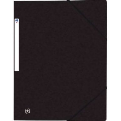 Achetez Chemise 3 rabats à élastiques TOP FILE+ en carte lustrée 4/10e 390g, noir 400114334 TOP F..