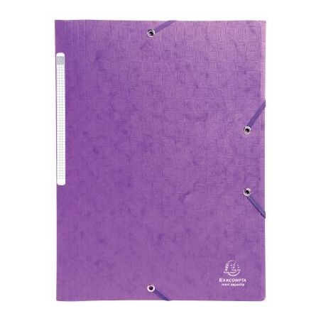 Achetez Chemise 3 rabats à élastiques SCOTTEN en carte lustrée 600g, violet 55957E SCOTTEN EXACOM..