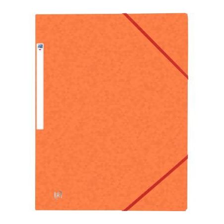 Achetez Chemise 3 rabats à élastiques TOP FILE+ en carte lustrée 4/10e 390g, orange 400114336 TOP..