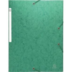 Achetez Chemise 3 rabats à élastiques SCOTTEN en carte lustrée 600g, vert 55953E SCOTTEN EXACOMPT..