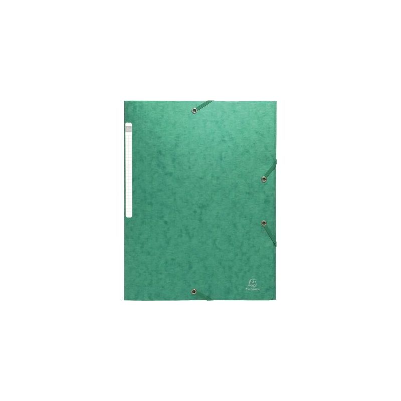 Achetez Chemise 3 rabats à élastiques SCOTTEN en carte lustrée 600g, vert 55953E SCOTTEN EXACOMPT..